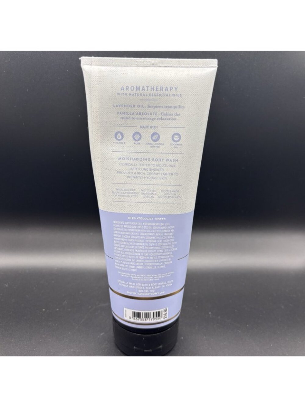 Bath & Body Works Moisturizing Body Wash Lavender Vanilla Aromatherapy 10 oz - Picture 2 of 15